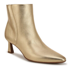 Naturalizer Women's Gold Deesha Pointed Toe Dress Booties Size 7M, MSRP: 185$